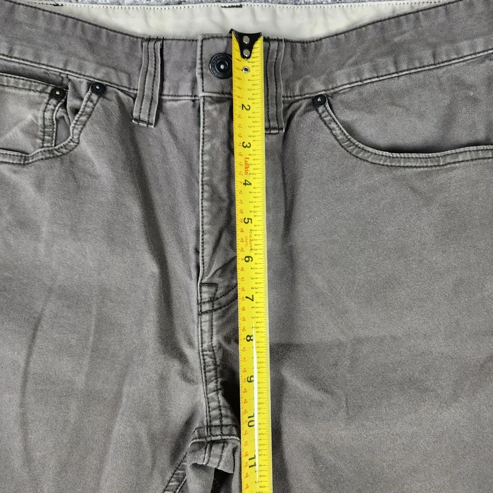 Prana Slim Fit Pants Mens 32 Brown Stretch Organic Cotton Blend Excellent